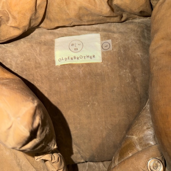 Olderbrother waxed Puffer Jacket - Picture 2 of 5